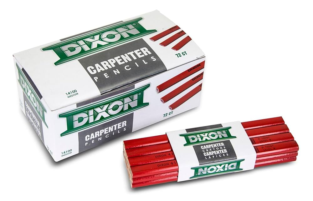 DIXON LEAD PENCILS 12本セット Amazon.com : Dixon Carpenter Pencils, Economy Medium, Pack
